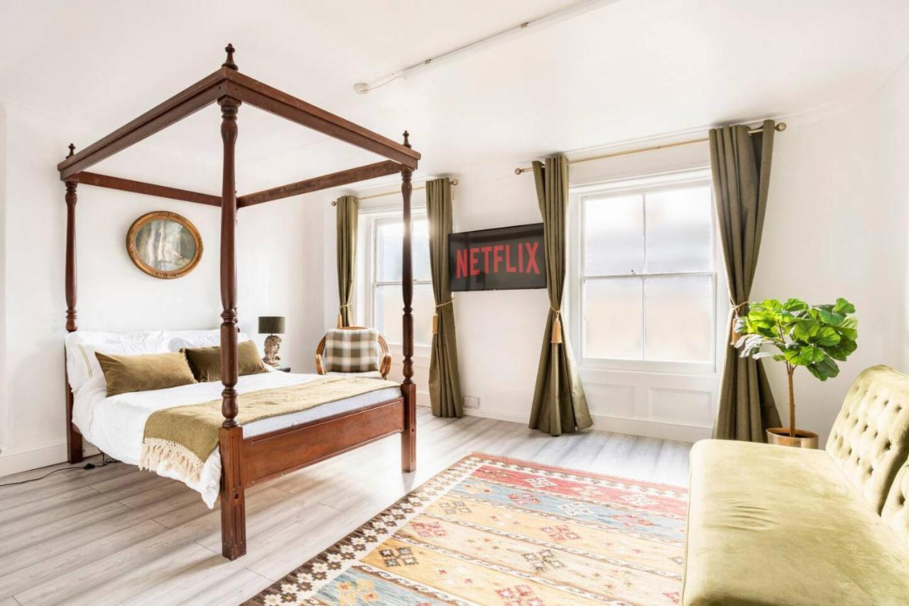 לונדון Victorian Style Apartment W/ Four-Poster Bed In Camden Town מראה חיצוני תמונה